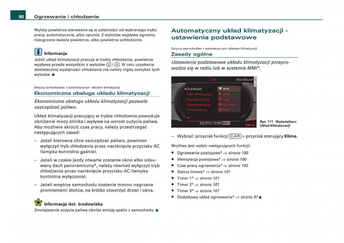 Audi Q5 instrukcja / page 92