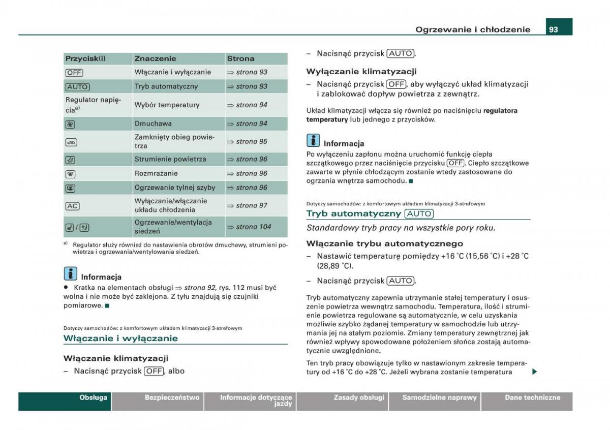 Audi Q5 instrukcja / page 95