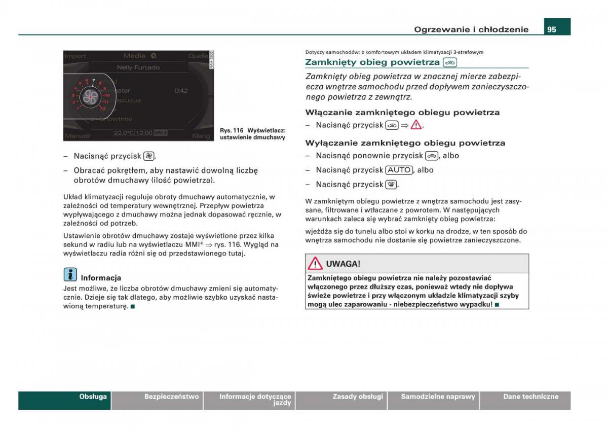 Audi Q5 instrukcja / page 97