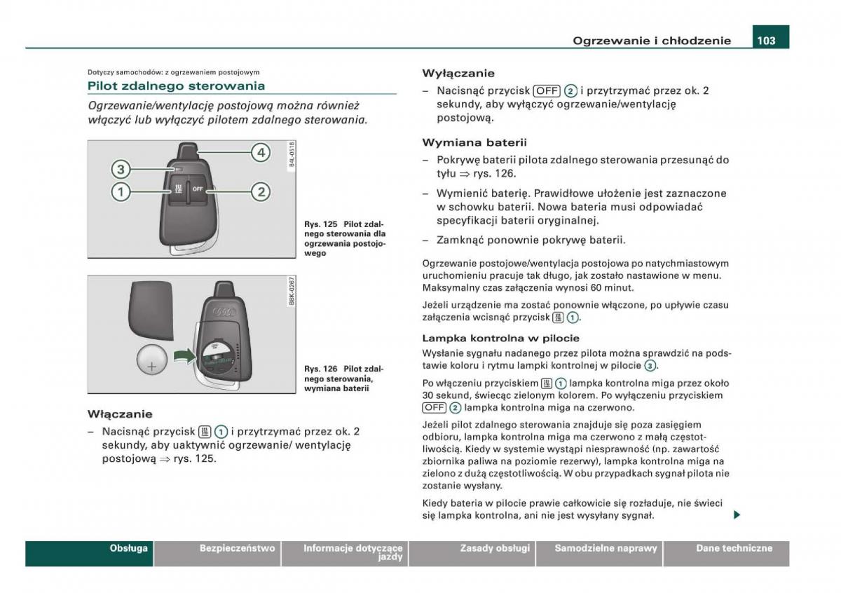 Audi Q5 instrukcja / page 105