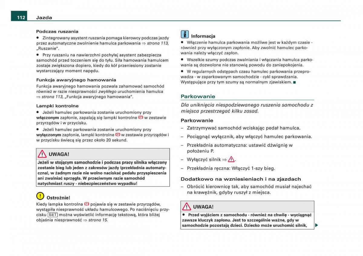 manual Audi Q5 instrukcja / page 114