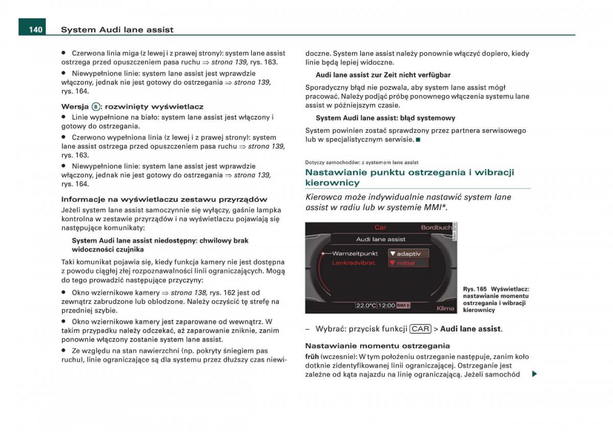 manual Audi Q5 instrukcja / page 142