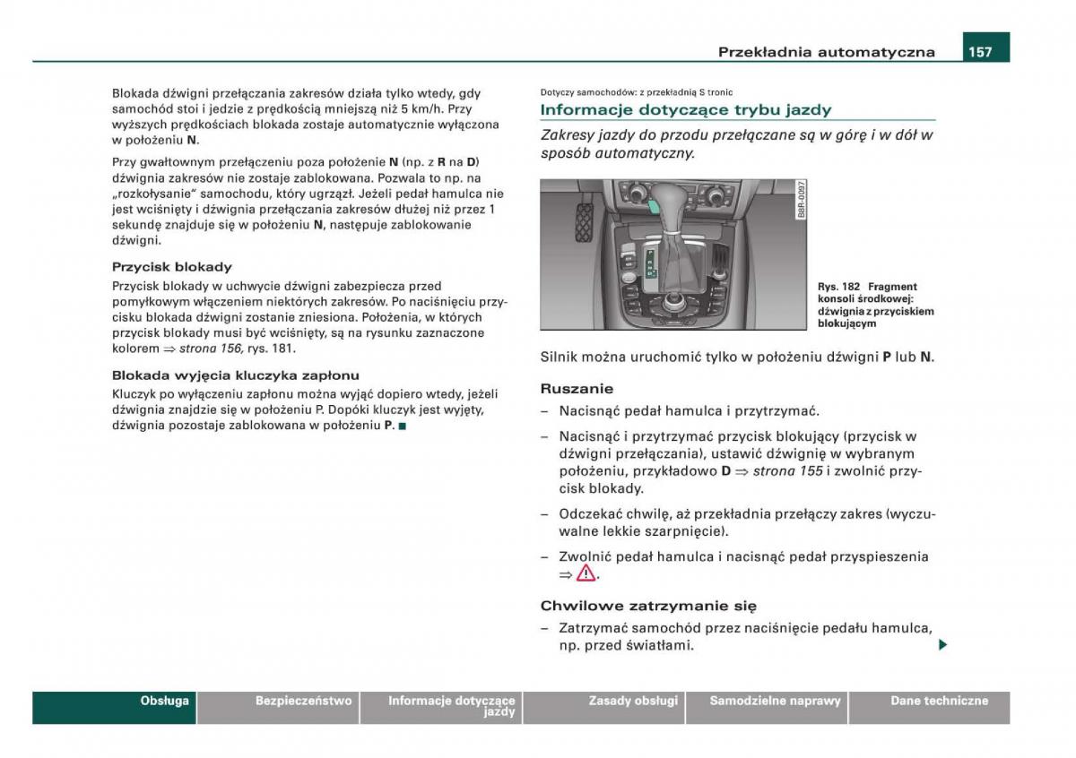 manual Audi Q5 instrukcja / page 159