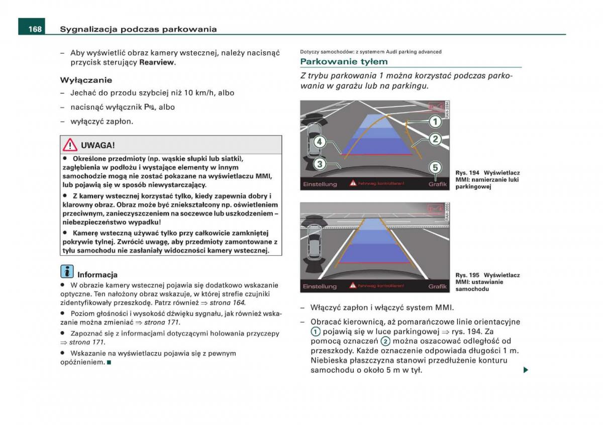 Audi Q5 instrukcja / page 170