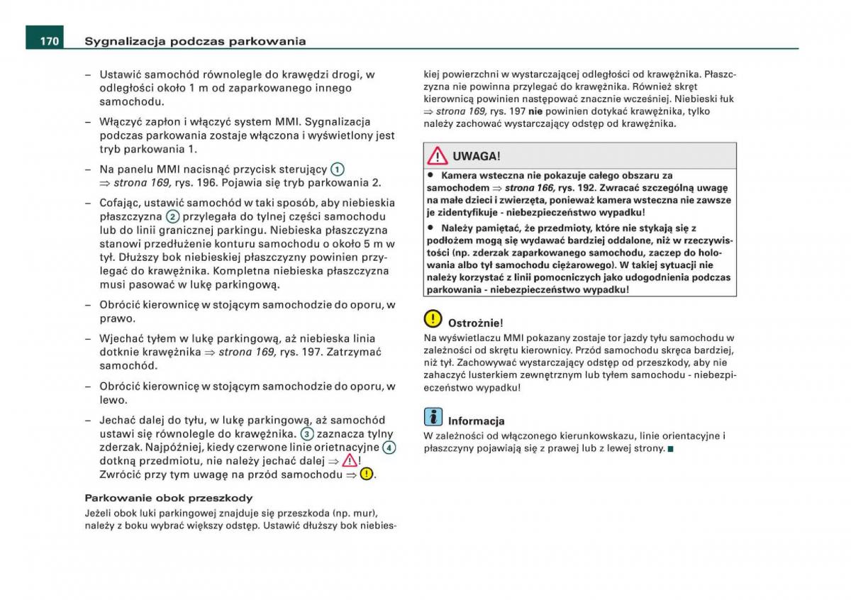 manual Audi Q5 instrukcja / page 172