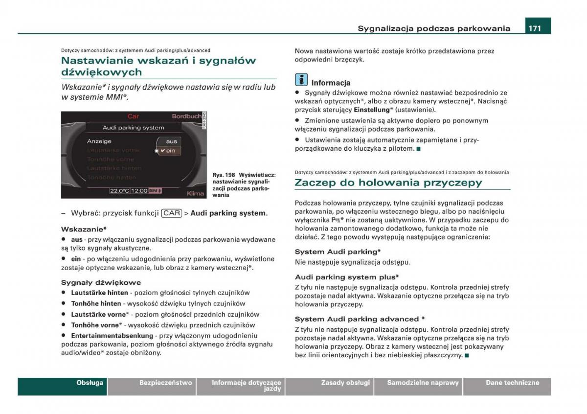 manual Audi Q5 instrukcja / page 173