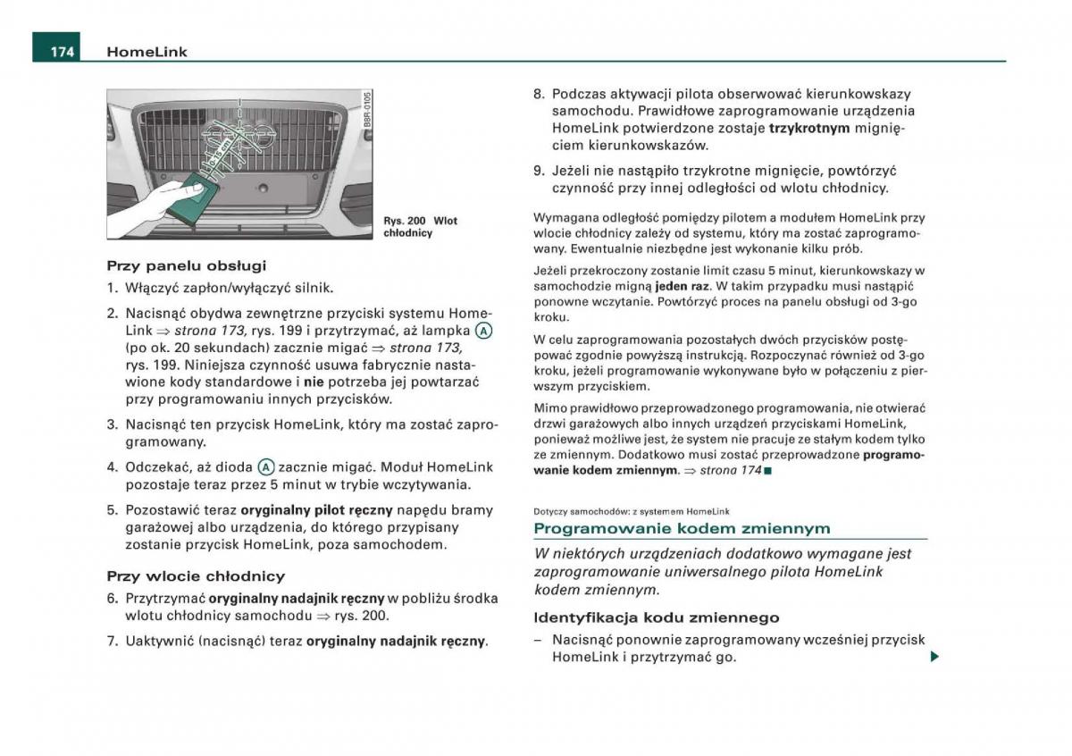 manual Audi Q5 instrukcja / page 176