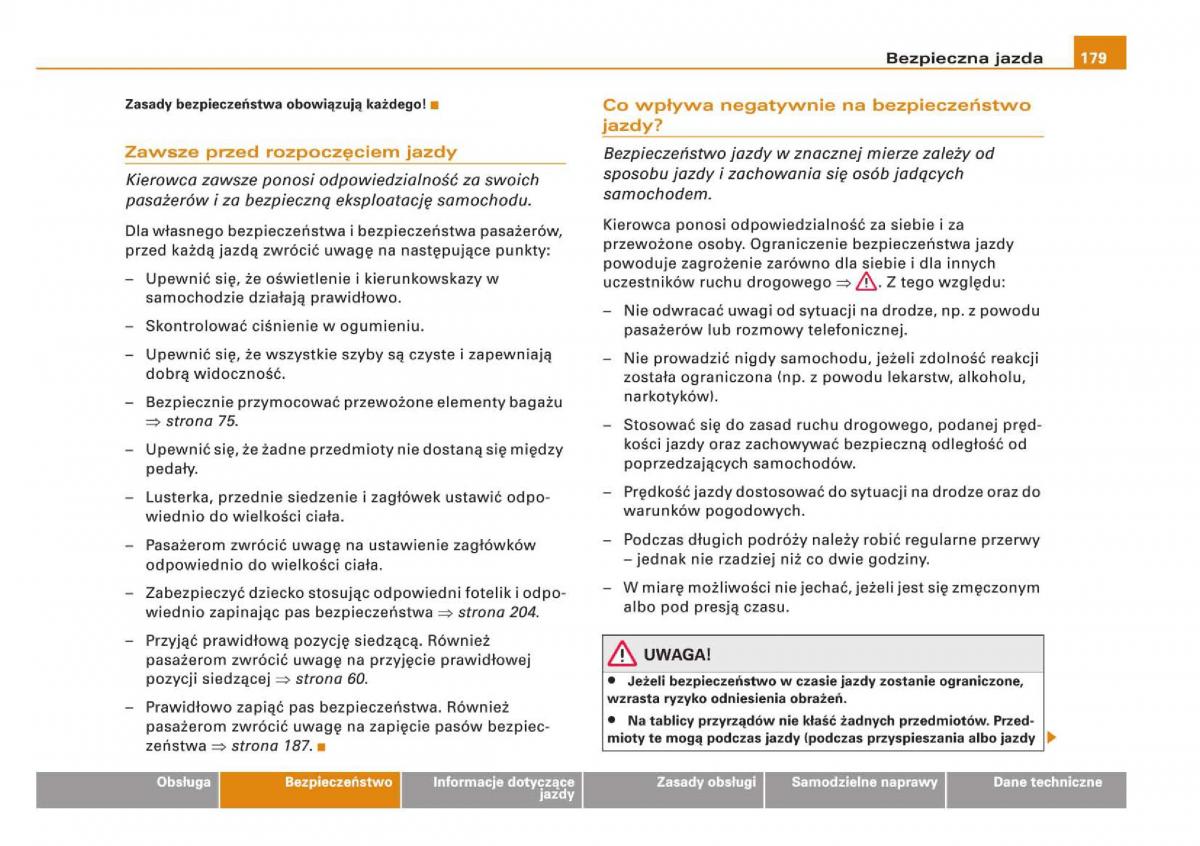 manual Audi Q5 instrukcja / page 181