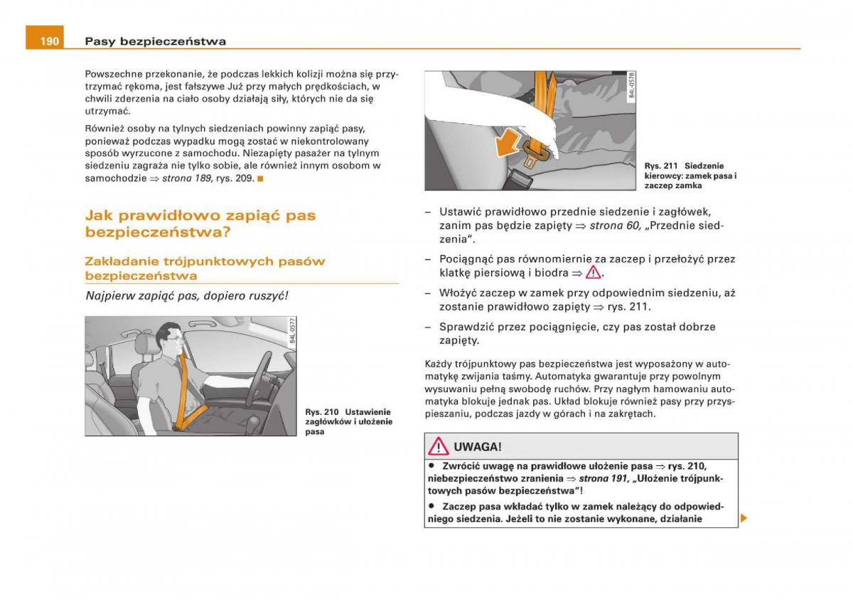 manual Audi Q5 instrukcja / page 192