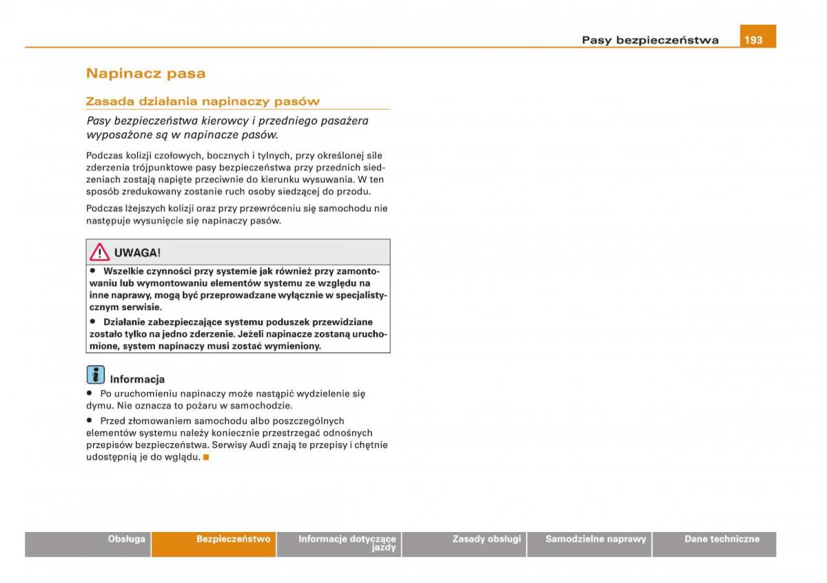 manual Audi Q5 instrukcja / page 195