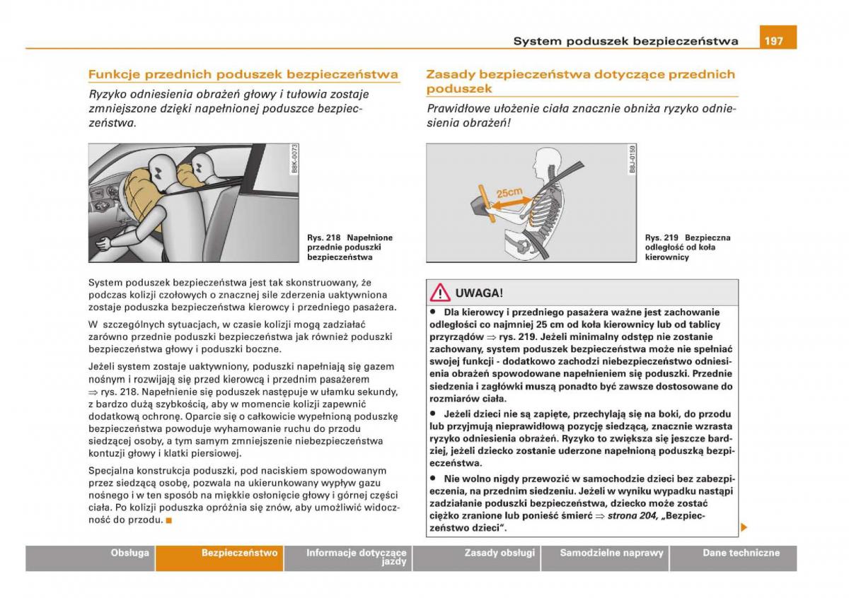 manual Audi Q5 instrukcja / page 199