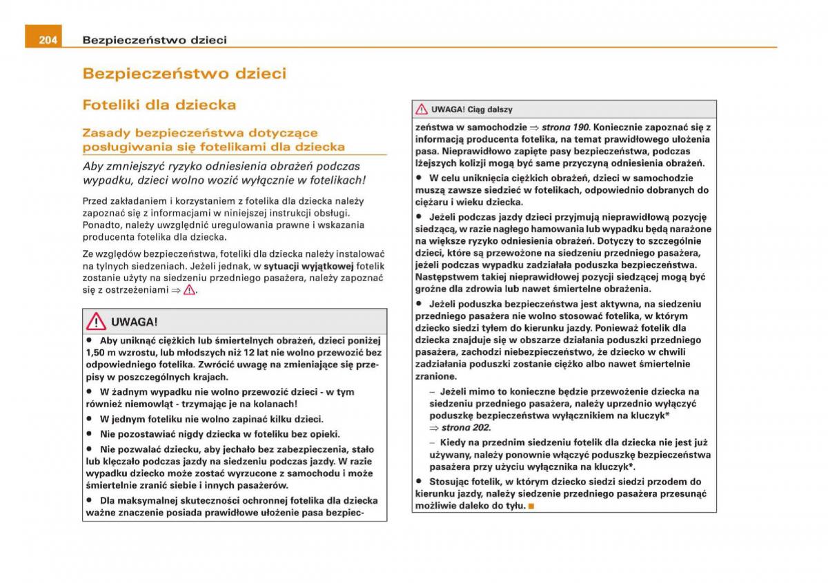 manual Audi Q5 instrukcja / page 206