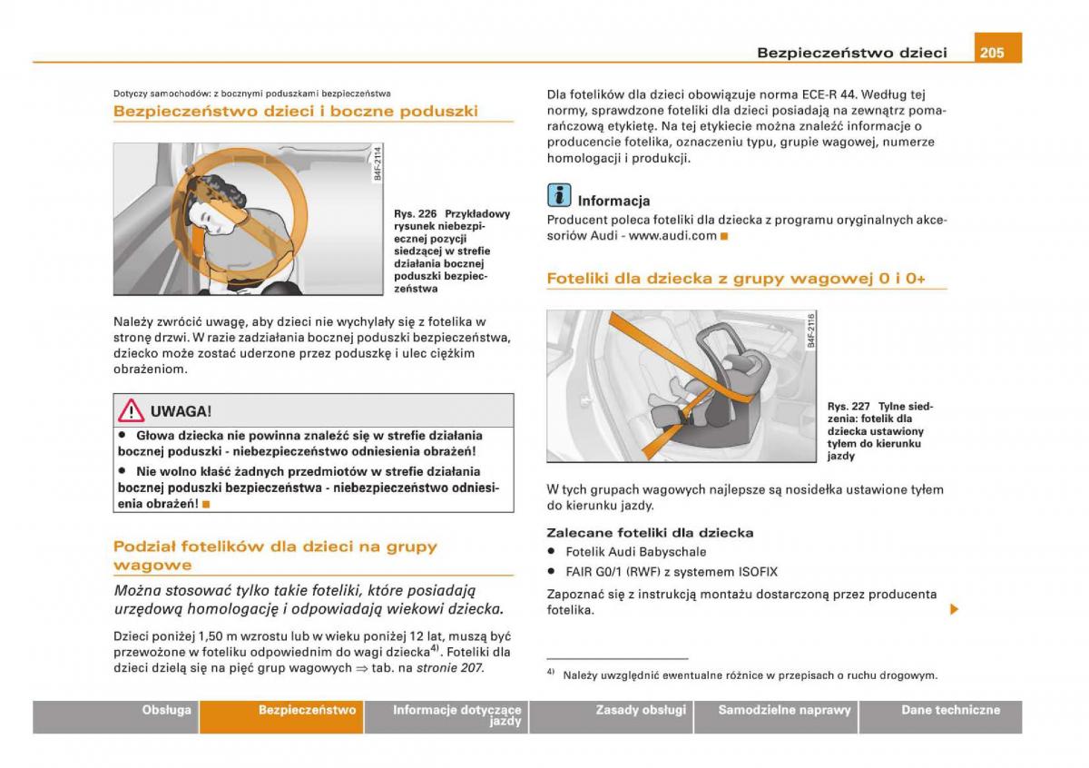 Audi Q5 instrukcja / page 207