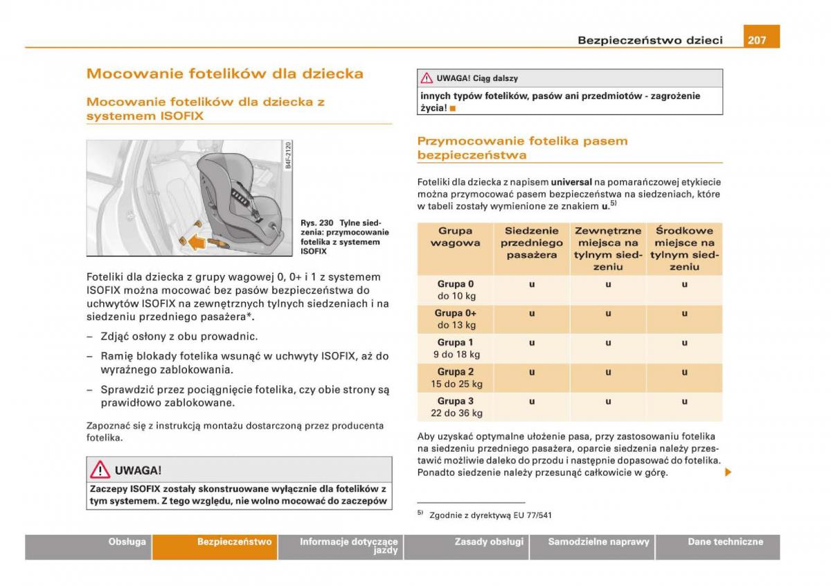 manual Audi Q5 instrukcja / page 209