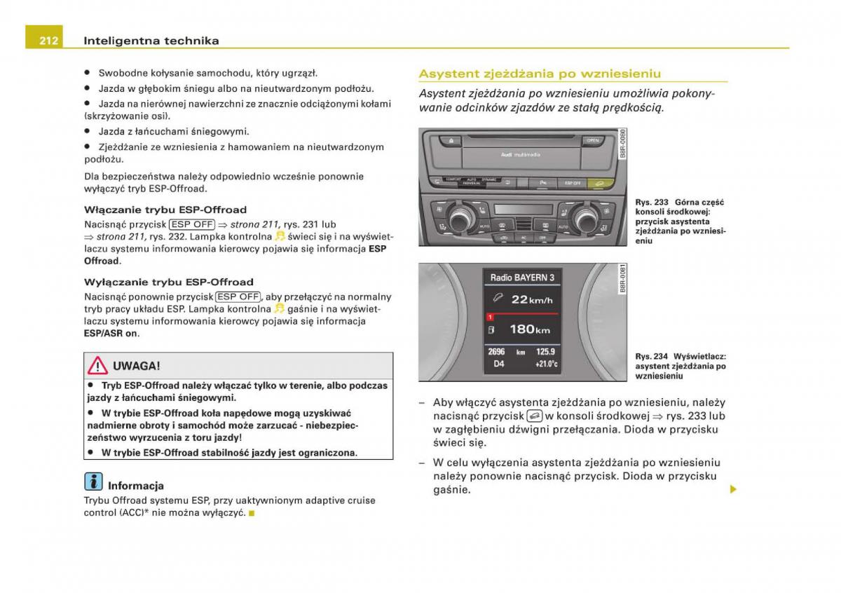 manual Audi Q5 instrukcja / page 214