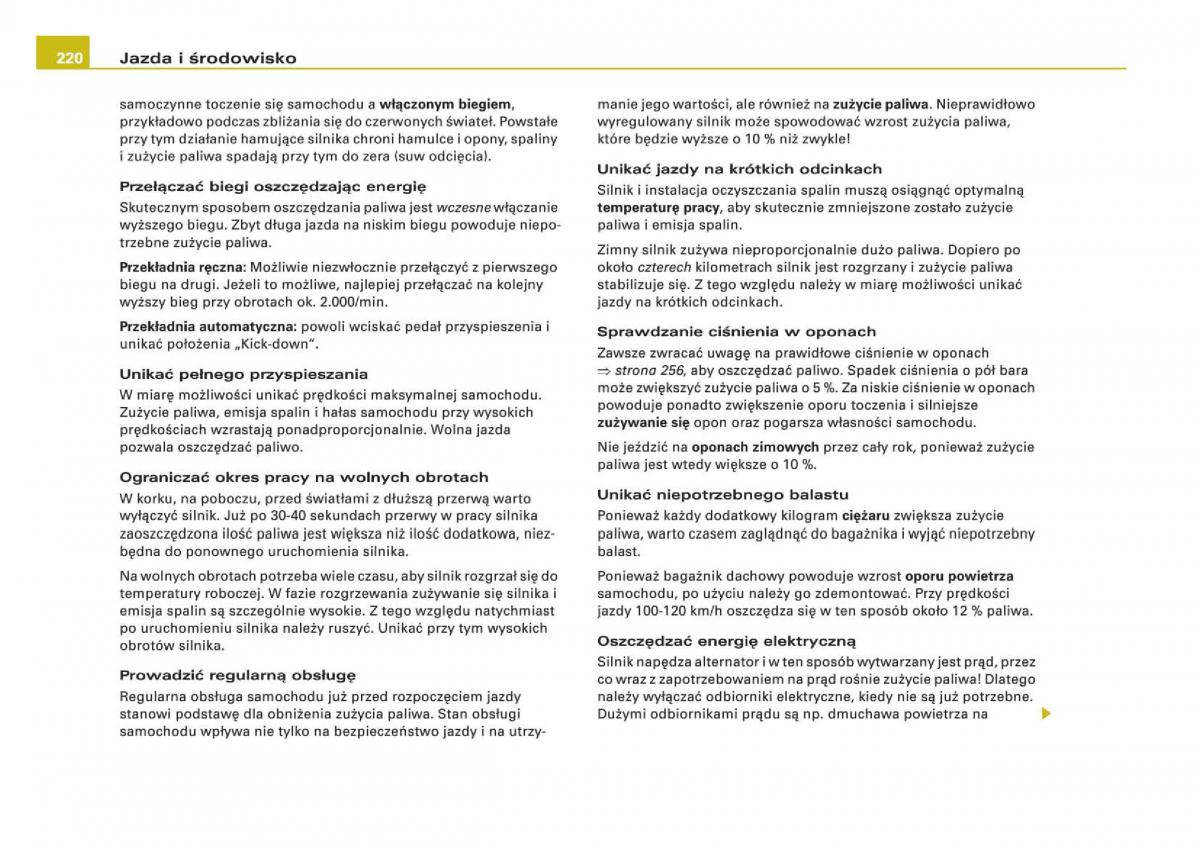 manual Audi Q5 instrukcja / page 222