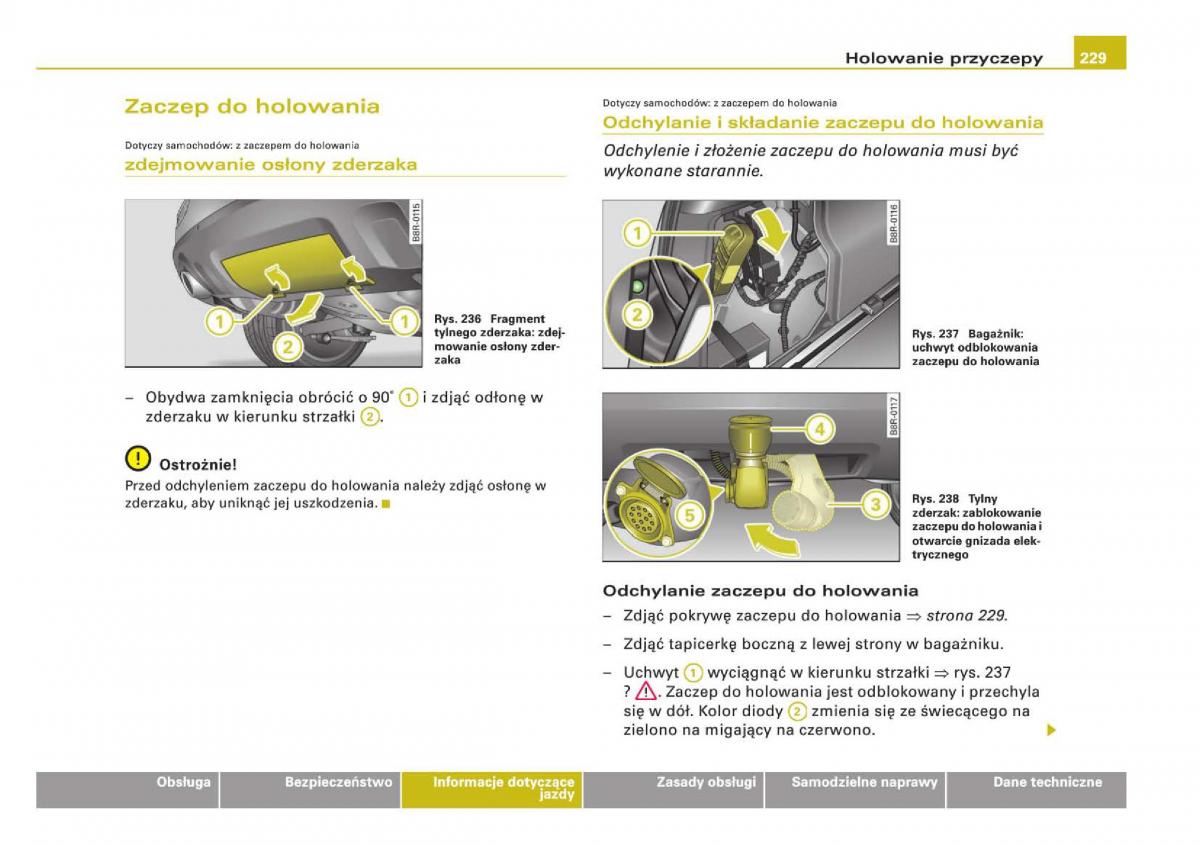 Audi Q5 instrukcja / page 231