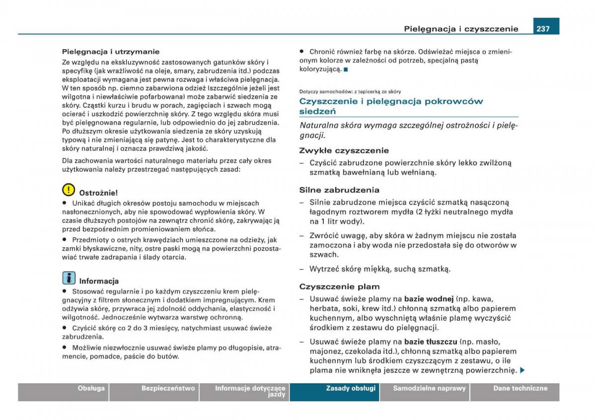 manual Audi Q5 instrukcja / page 239