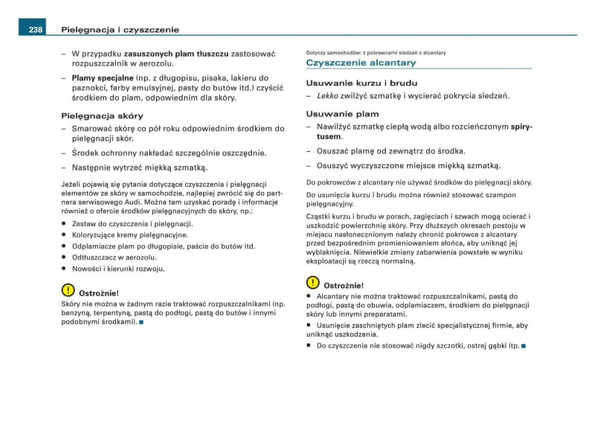 manual Audi Q5 instrukcja / page 240