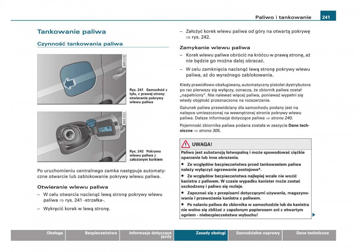 Audi Q5 instrukcja / page 243