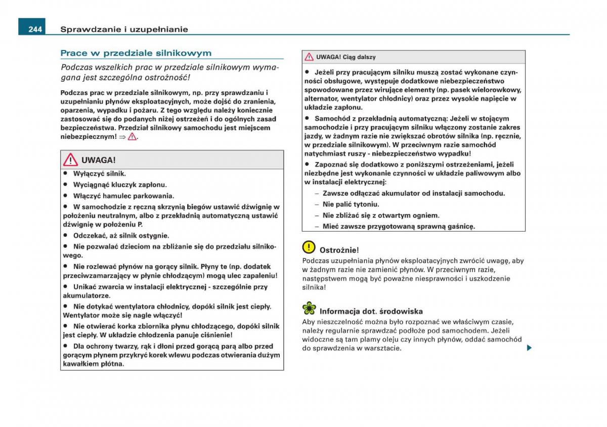 manual Audi Q5 instrukcja / page 246