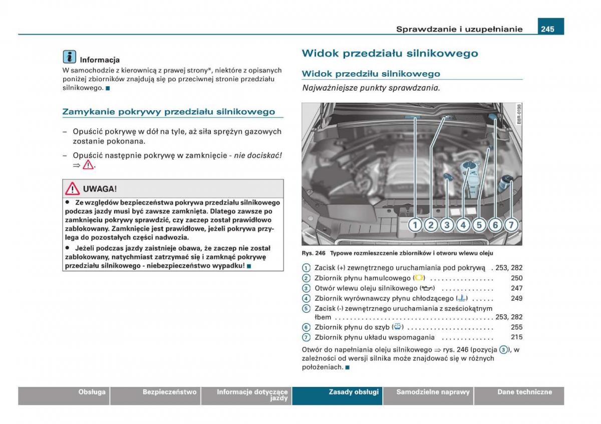 manual Audi Q5 instrukcja / page 247