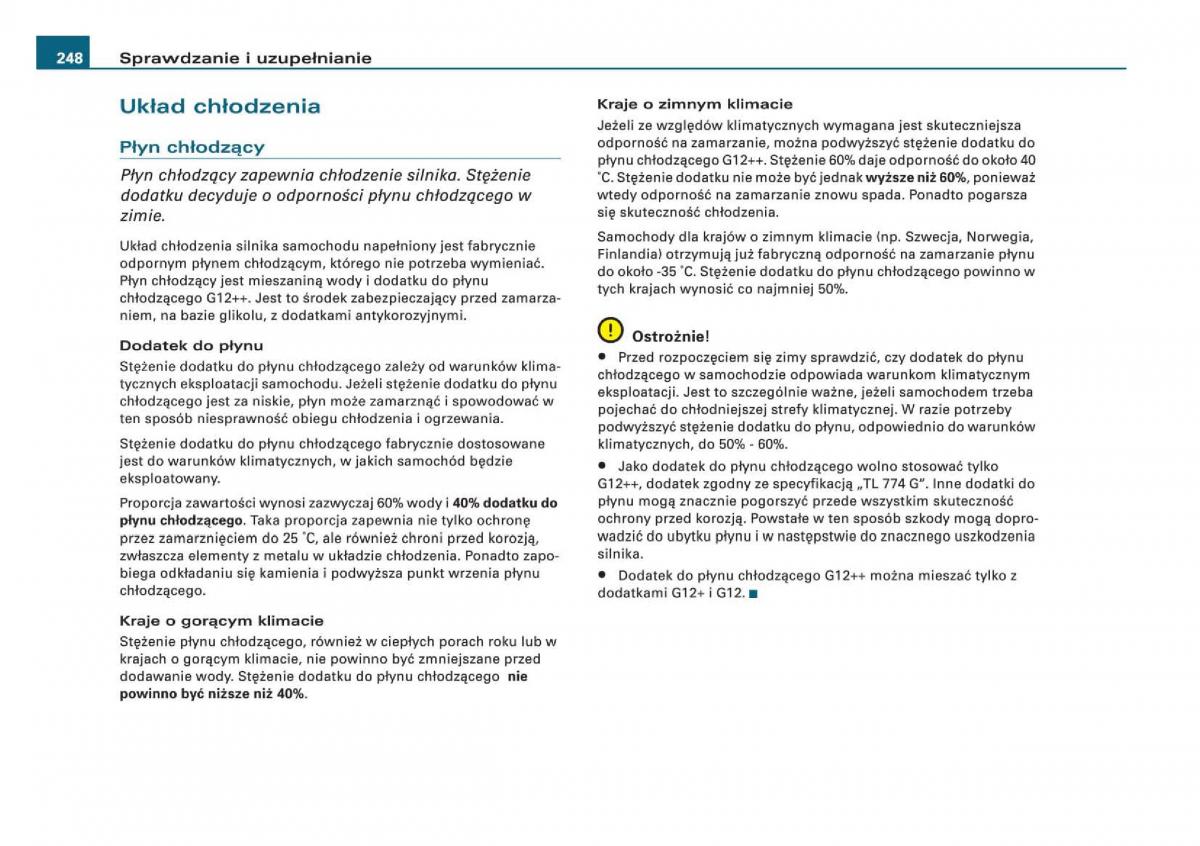 manual Audi Q5 instrukcja / page 250