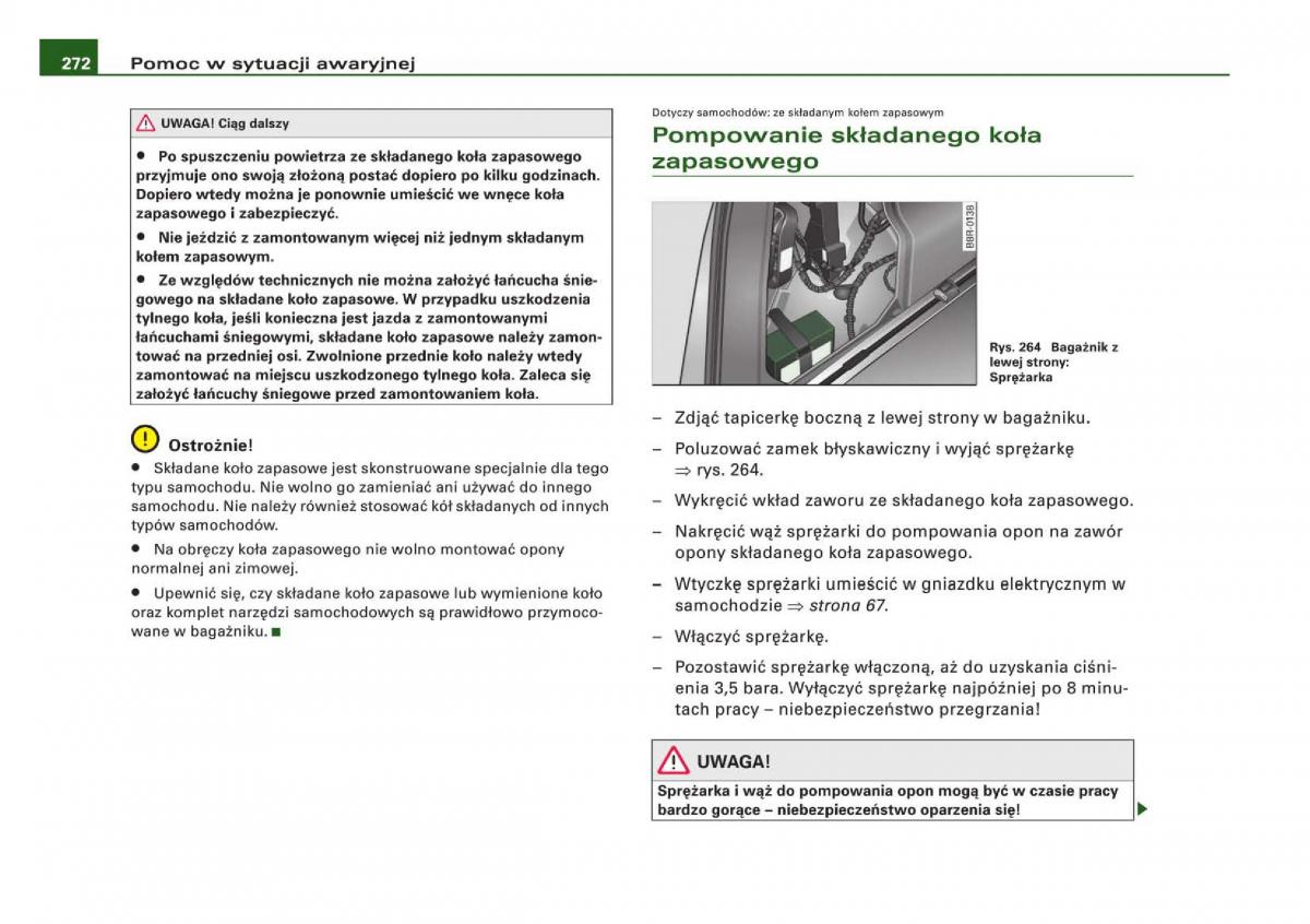 manual Audi Q5 instrukcja / page 274