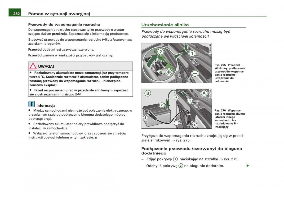 manual Audi Q5 instrukcja / page 284