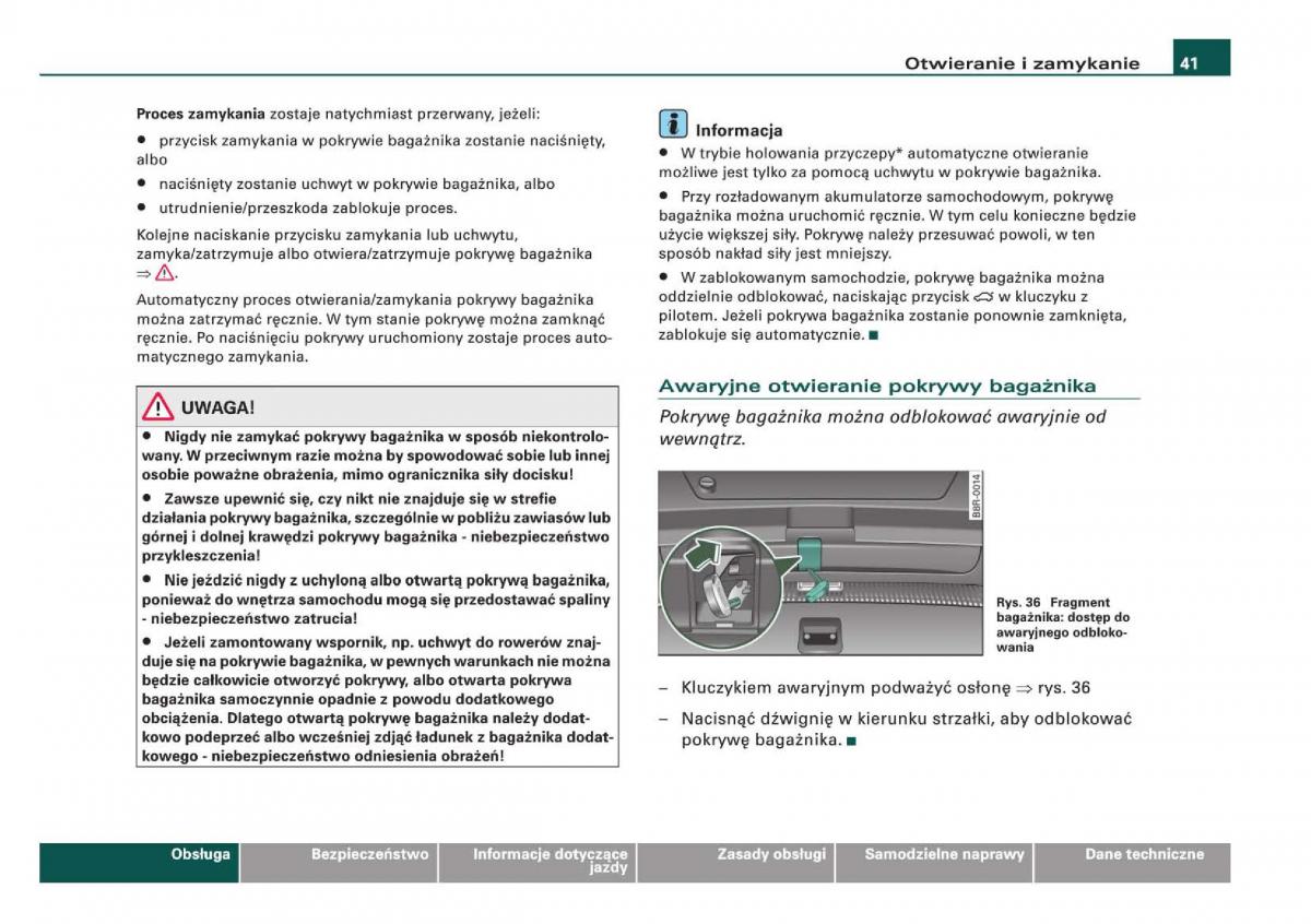 Audi Q5 instrukcja / page 43