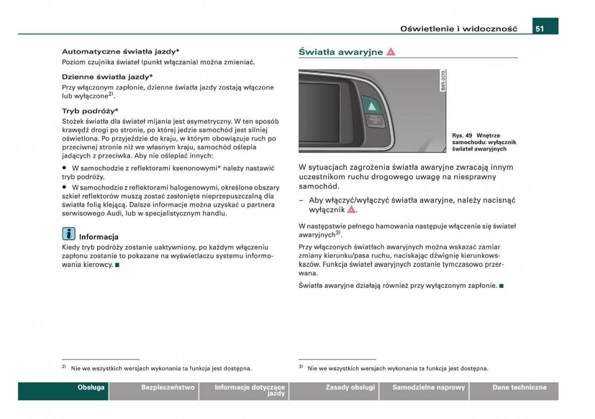 Audi Q5 instrukcja / page 53