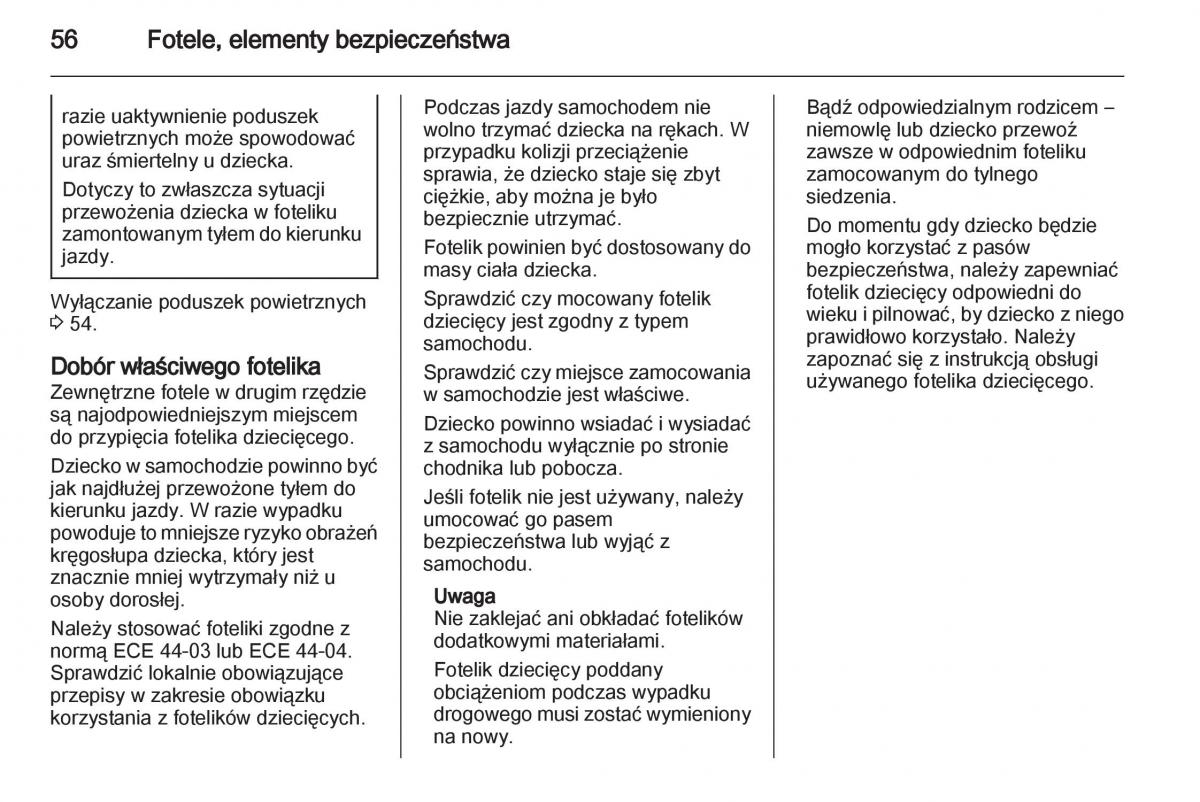 Chevrolet Orlando instrukcja obslugi / page 58