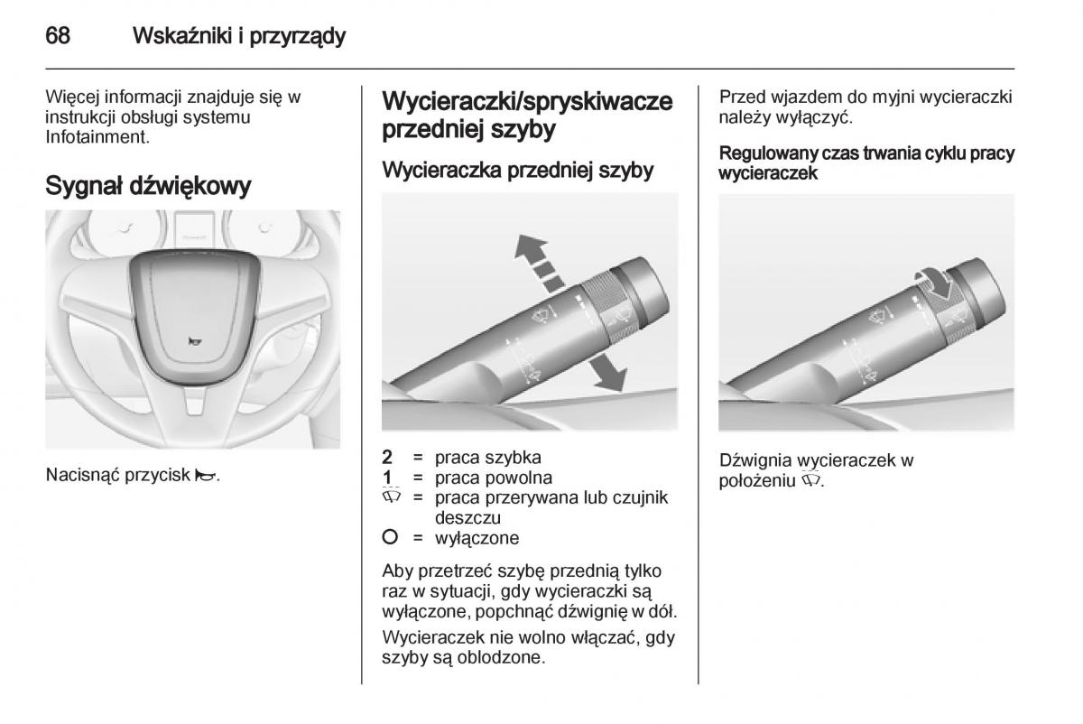 Chevrolet Orlando instrukcja obslugi / page 70