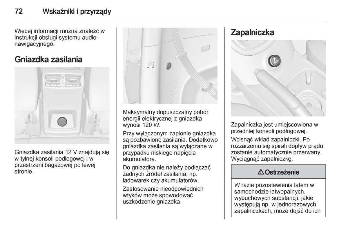 Chevrolet Orlando instrukcja obslugi / page 74