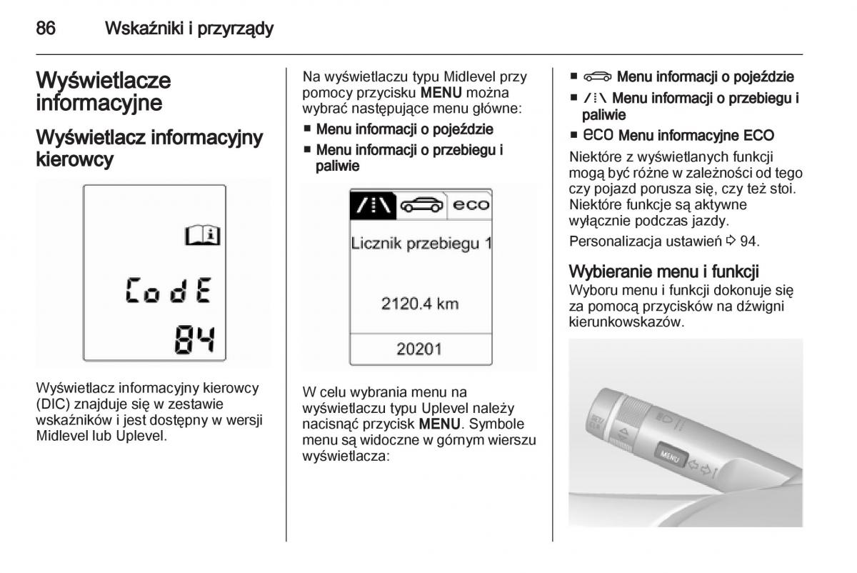 Chevrolet Orlando instrukcja obslugi / page 88