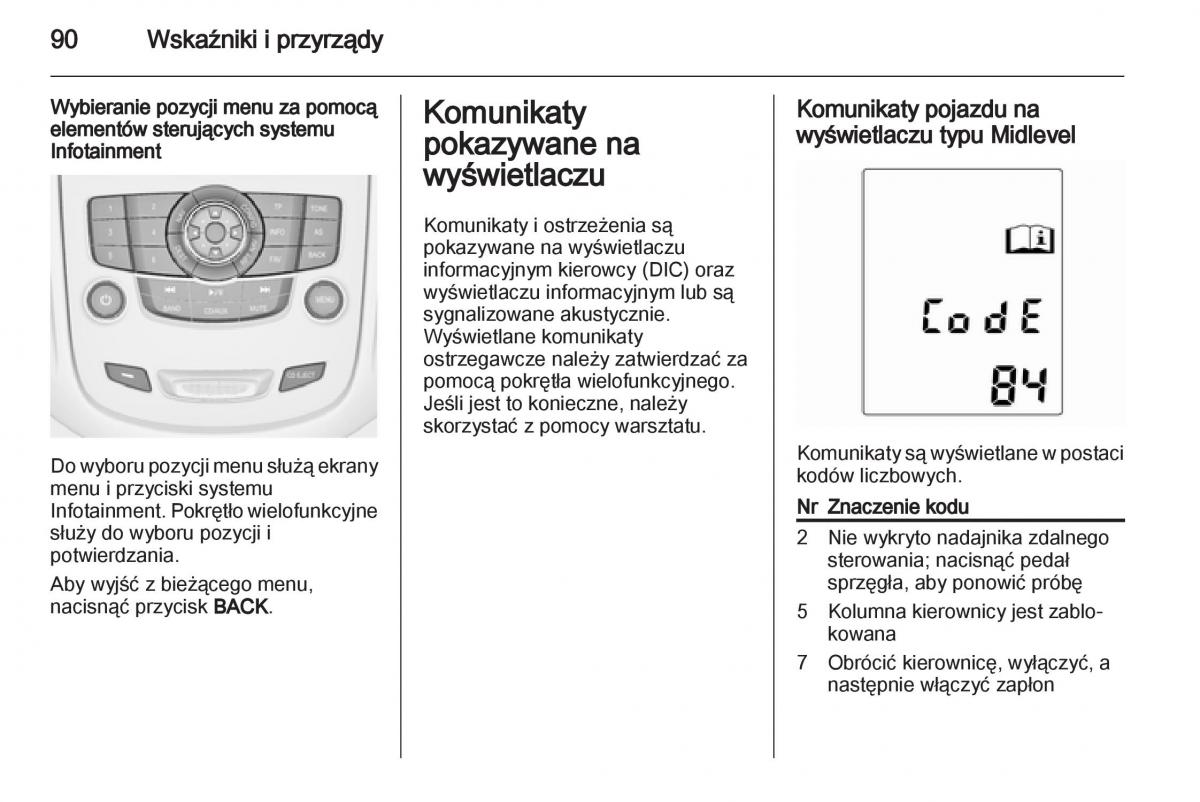 Chevrolet Orlando instrukcja obslugi / page 92