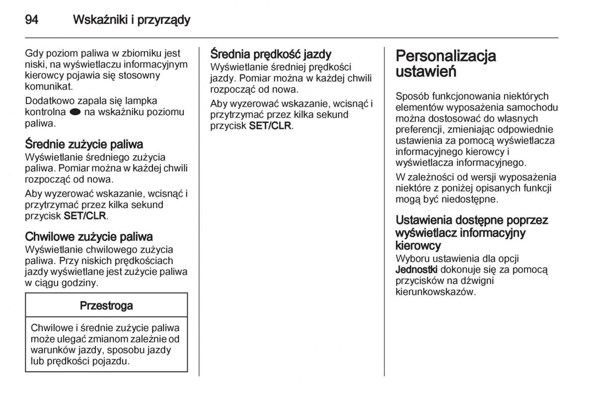 Chevrolet Orlando instrukcja obslugi / page 96