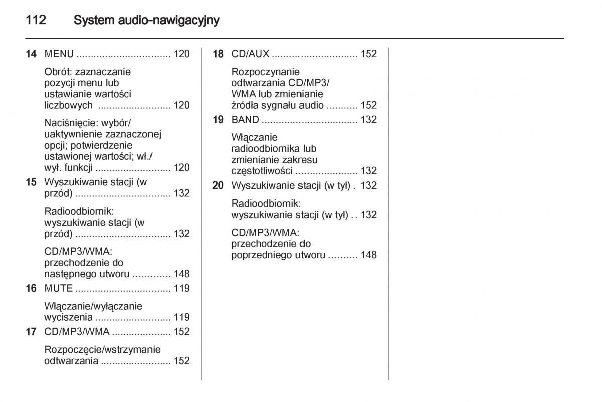 Chevrolet Orlando instrukcja obslugi / page 114