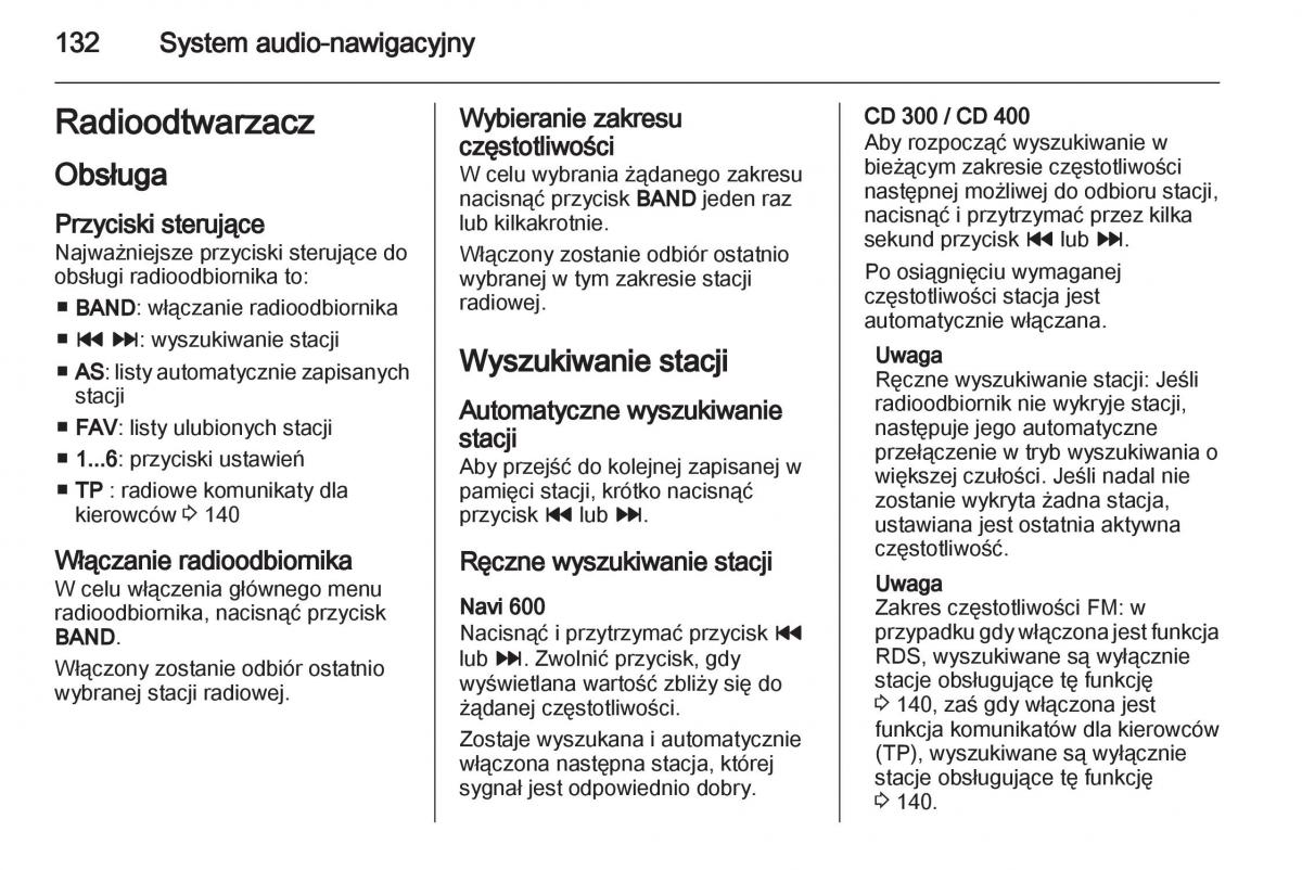 Chevrolet Orlando instrukcja obslugi / page 134