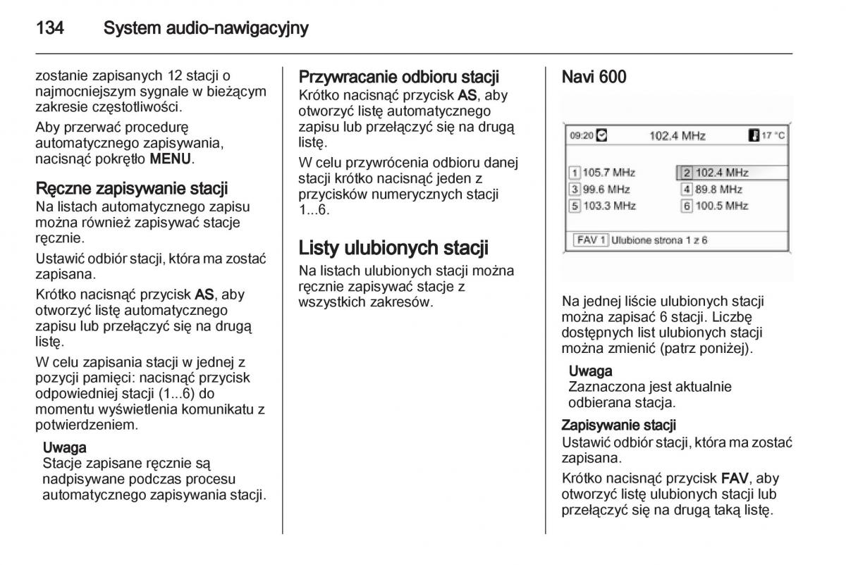 Chevrolet Orlando instrukcja obslugi / page 136