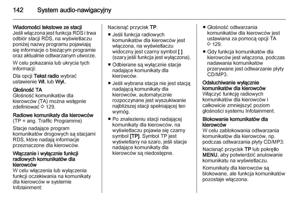 Chevrolet Orlando instrukcja obslugi / page 144