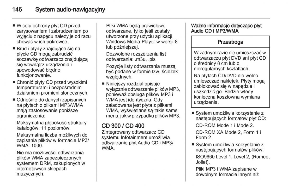 Chevrolet Orlando instrukcja obslugi / page 148