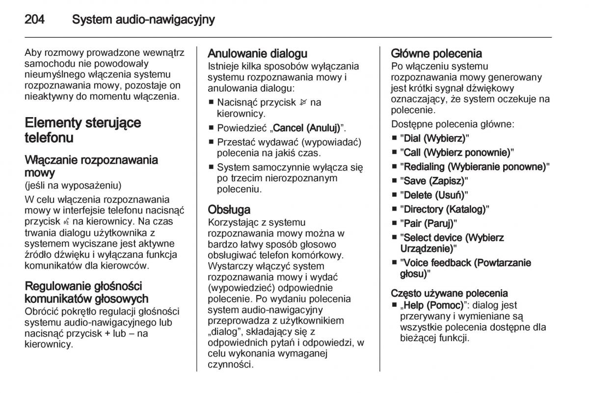 Chevrolet Orlando instrukcja obslugi / page 206