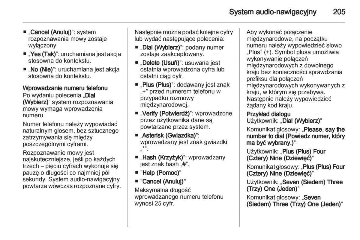 Chevrolet Orlando instrukcja obslugi / page 207