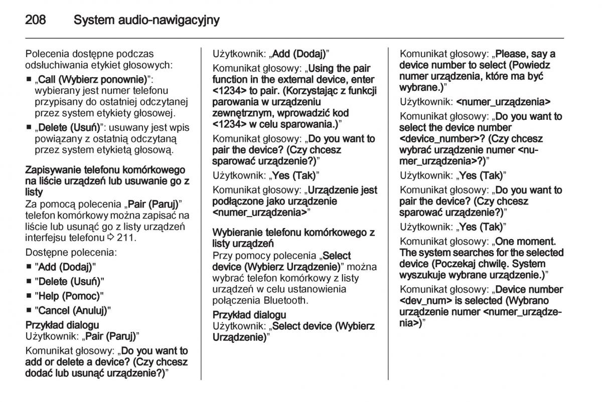 Chevrolet Orlando instrukcja obslugi / page 210