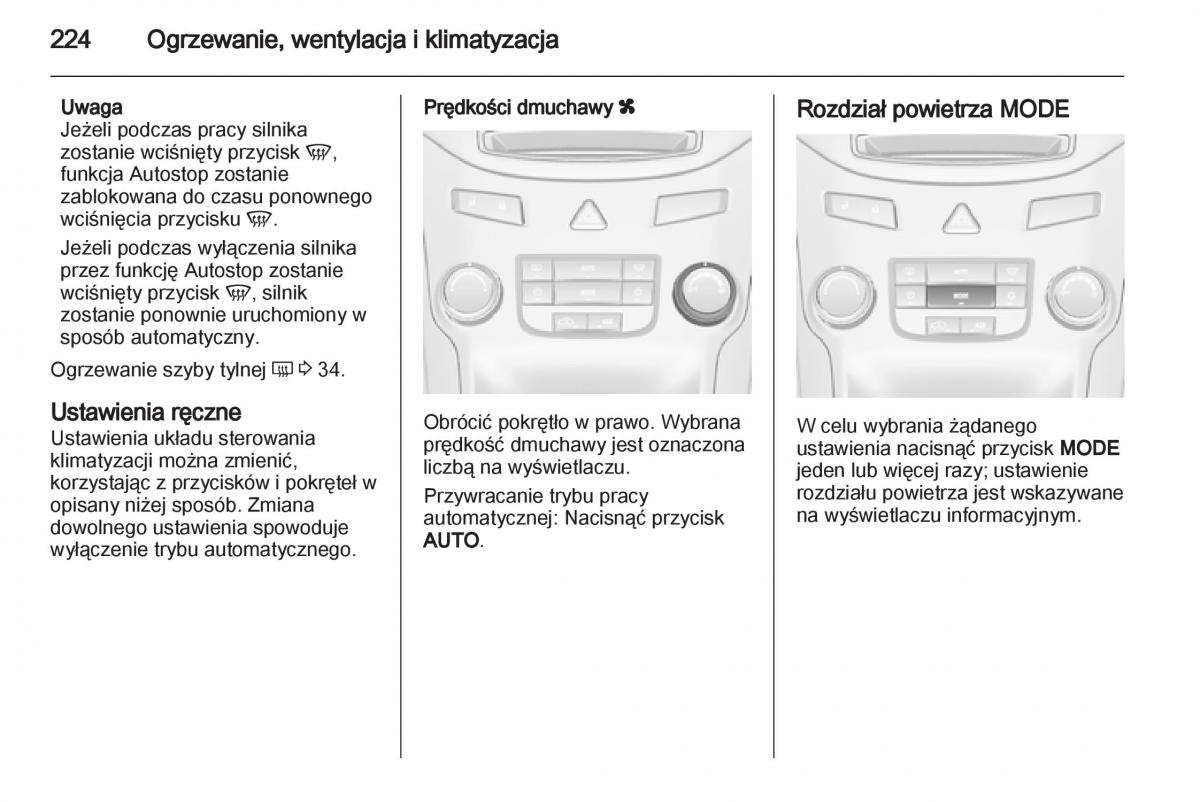 Chevrolet Orlando instrukcja obslugi / page 226