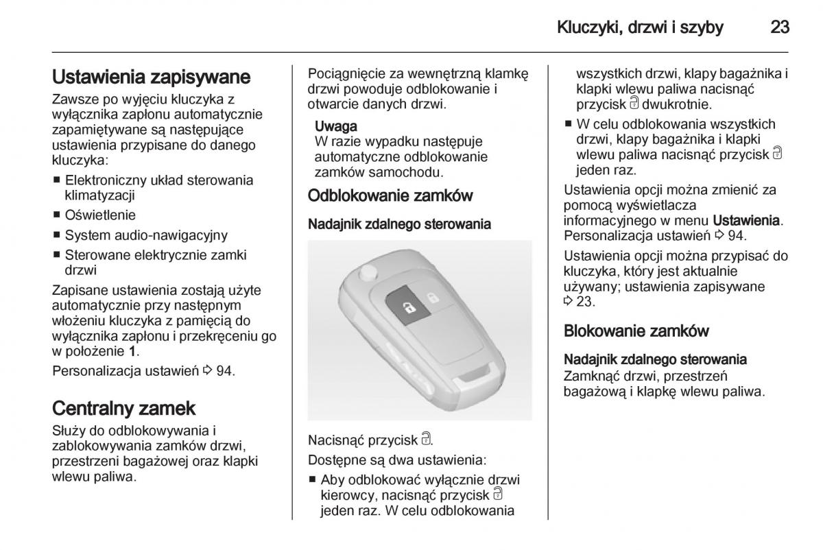 Chevrolet Orlando instrukcja obslugi / page 25