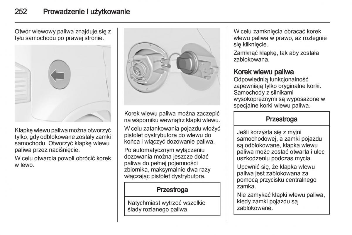 Chevrolet Orlando instrukcja obslugi / page 254