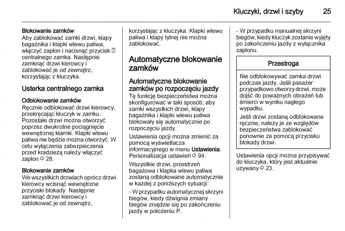 Chevrolet Orlando instrukcja obslugi / page 27