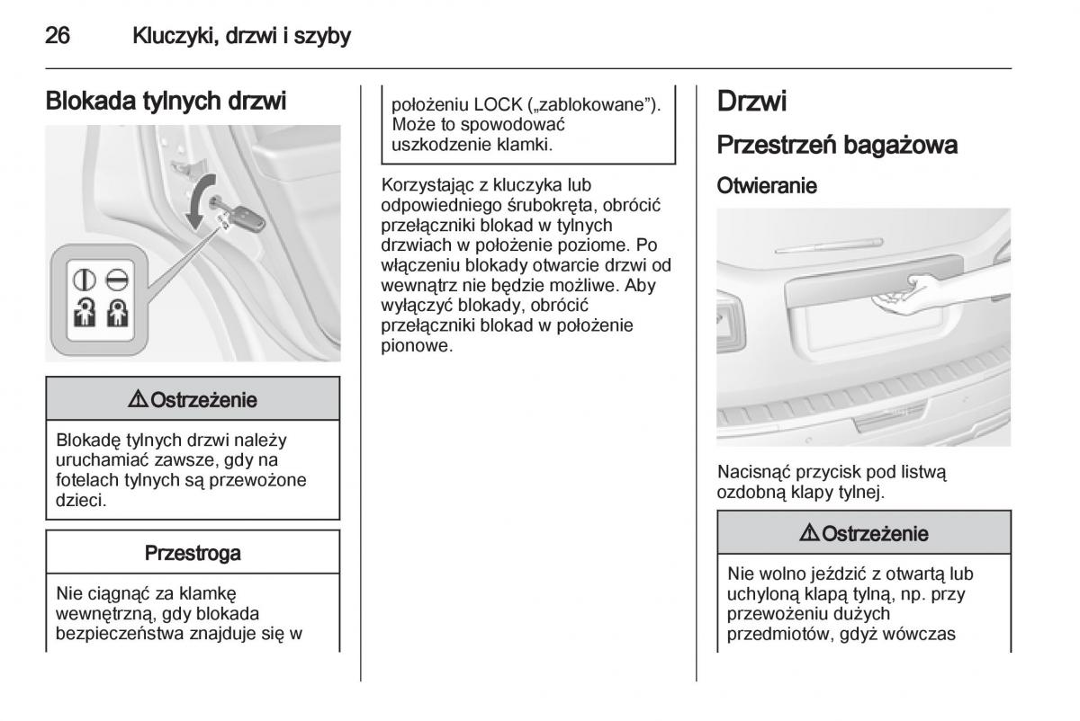 Chevrolet Orlando instrukcja obslugi / page 28